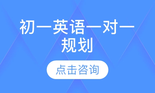 初一英语一对一辅导