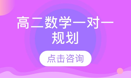 高二数学一对一辅导